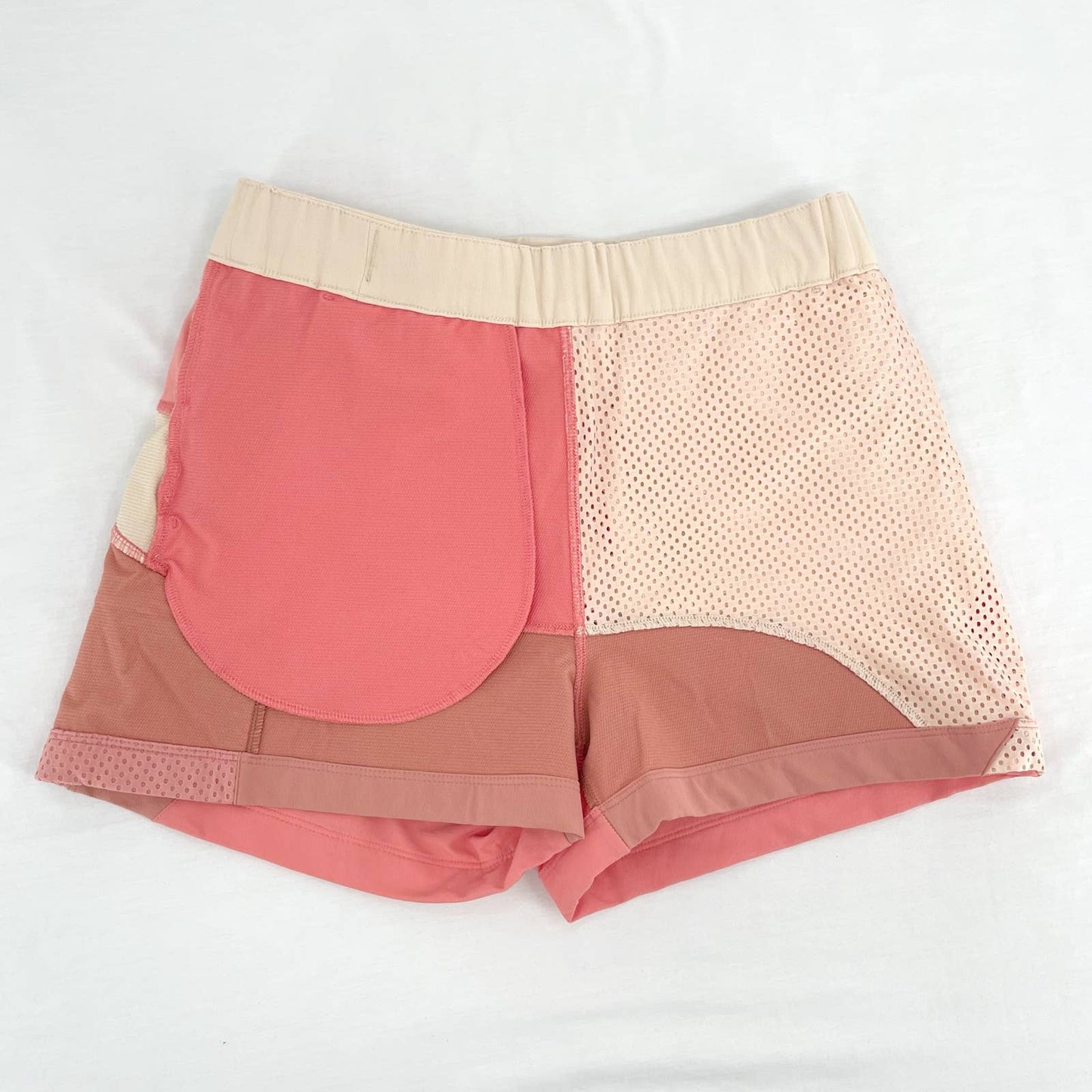 NEW Outdoor Voices RecTrek 3” Colorblock Skort Pink Cream Hiking Active Skirt Size XS