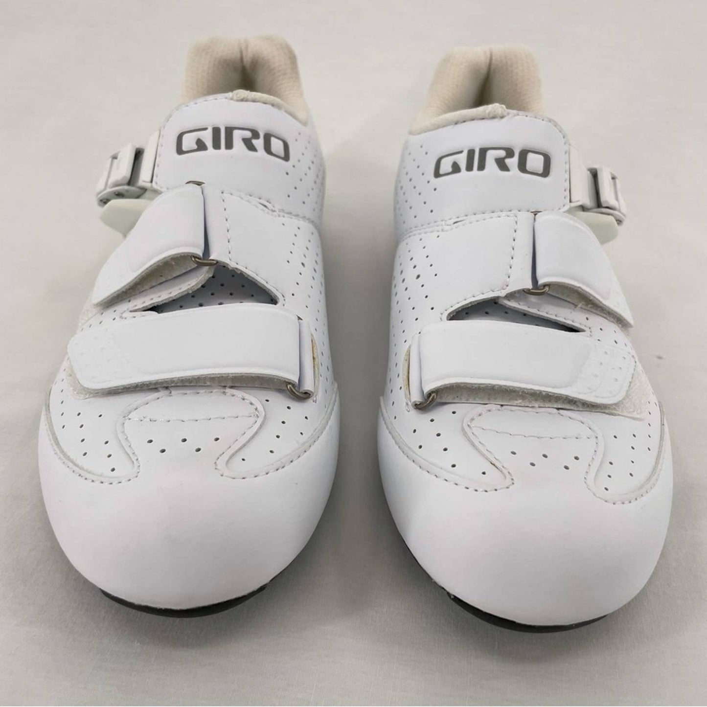 Giro ESPADA E70 Road Cycling Shoe Matte White Delta 3 Bolt Style Peloton Size 42.5