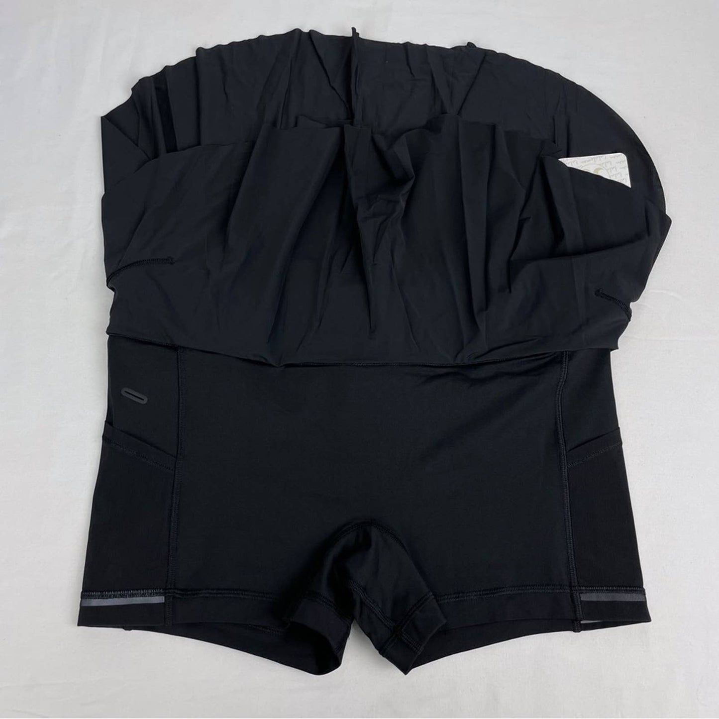 NEW Lululemon Quick Pace Black Lightweight Running Athletic Active Skirt Skort Size 10