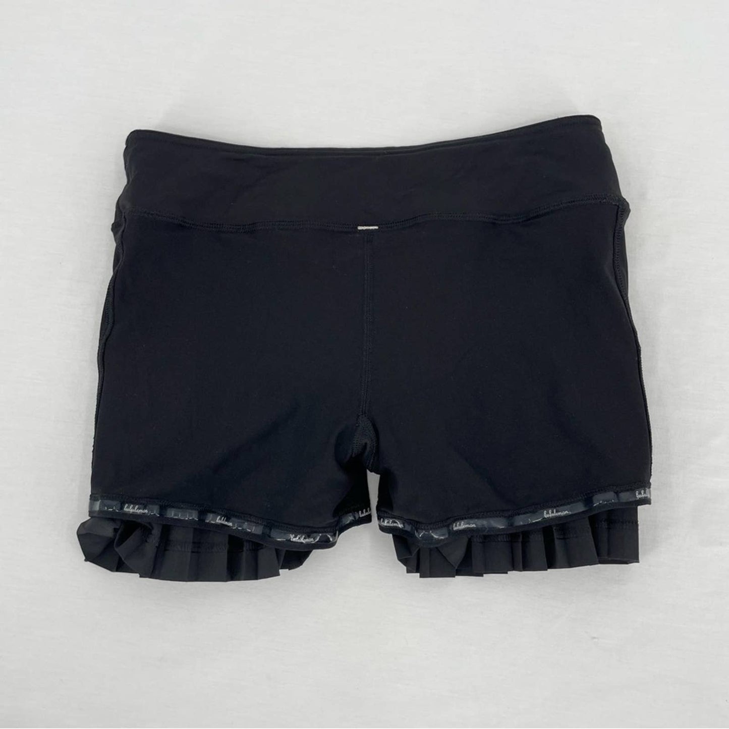 Lululemon Pleat to Street II Black Skirt Skort Golf Tennis Ballerina Twirly Size 6