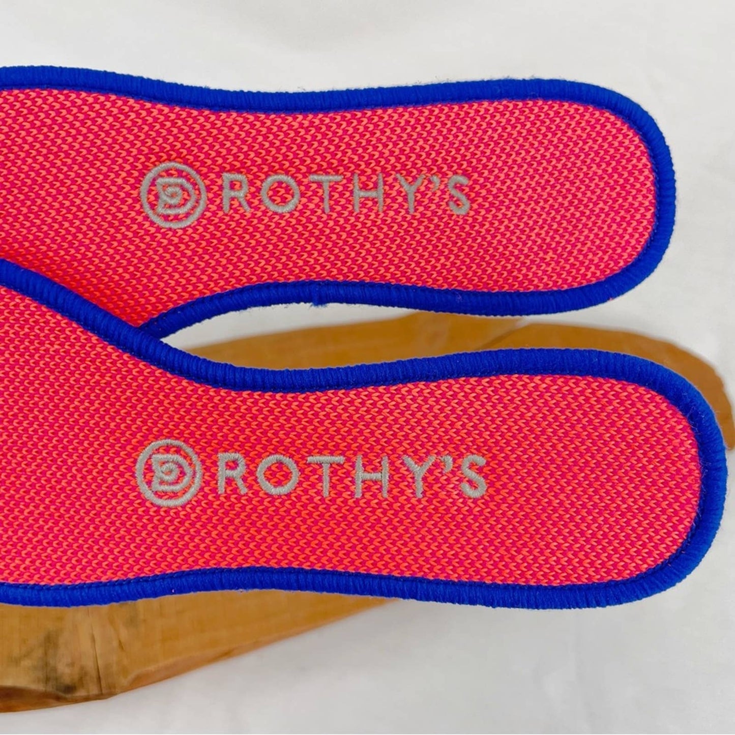 Rothy’s The Loafer Flamingo Hot Pink Neon Orange Smoking Flats Slip On Shoes Size 8