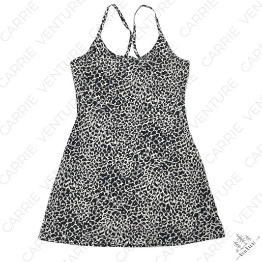 Outdoor Voices The Exercise Dress Snow Leopard Active Athletic Tennis Running Size M