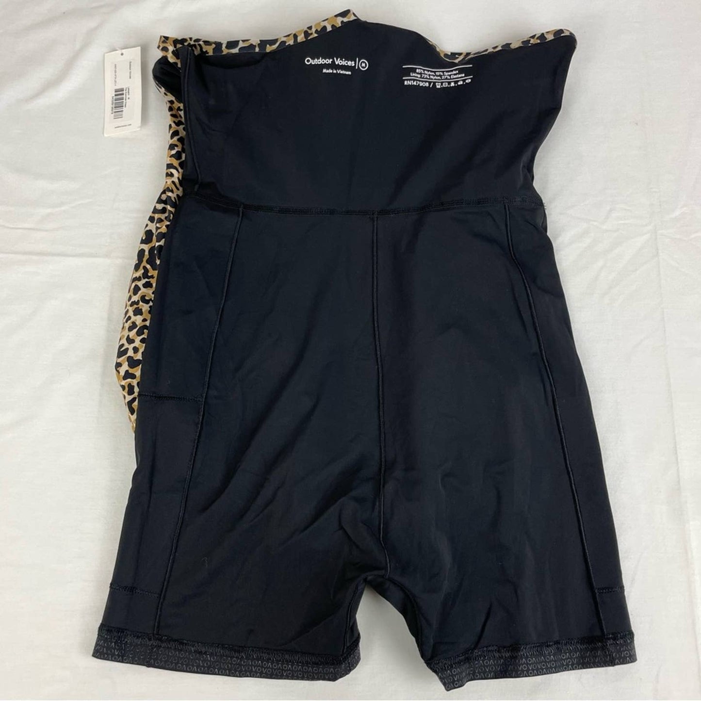 NWT Outdoor Voices The Exercise Dress NEW Version Leopard Print Tennis Running Size M