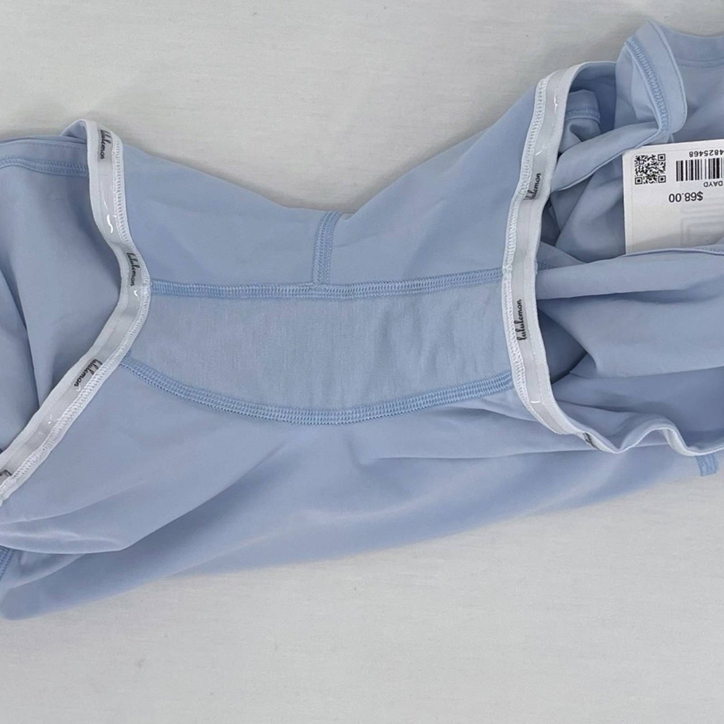 NWT Lululemon Play Off The Pleats Daydream Light Lilac Blue Skirt Skort Pleats Size 8