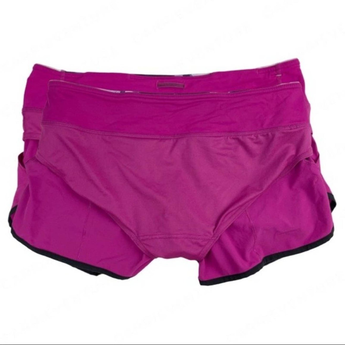 Lululemon Speed Short Raspberry Blooming Pixie Running Athletic Active Shorts Size 8