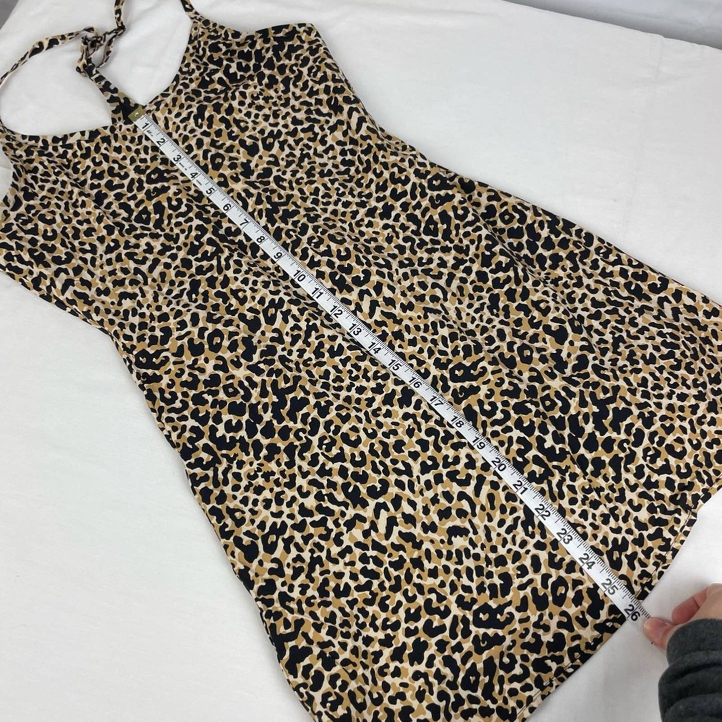 NWT Outdoor Voices The Exercise Dress NEW Version Leopard Print Tennis Running Size M