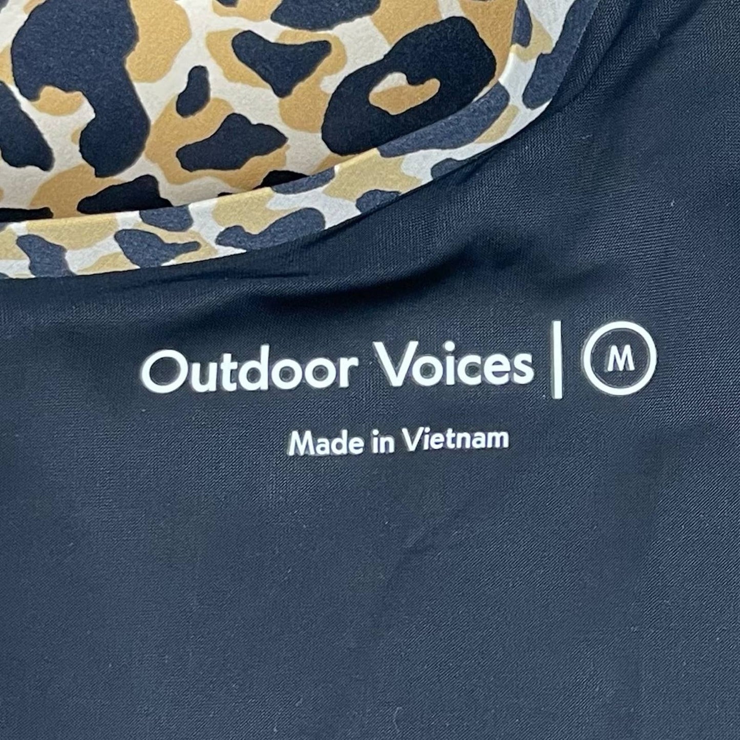 NWT Outdoor Voices The Exercise Dress NEW Version Leopard Print Tennis Running Size M